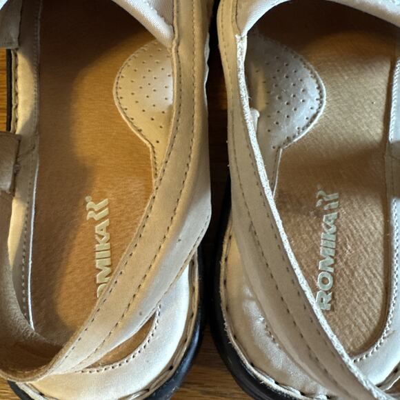 Romika Annecy 01 Women's Size 39 US 8.5 Cream Sandals - Picture 7 of 7